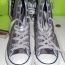 Stříbrné kotníkové tenisky Converse - foto č. 3
