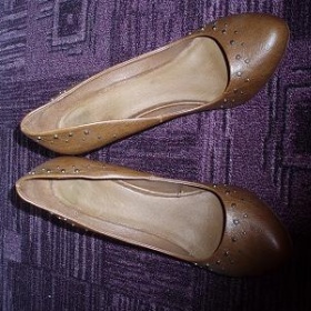 Hnědé lodičky Bershka