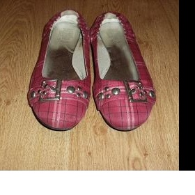 Růžové balerínky s aplikacemi Graceland