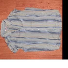 Proužkovaná modrá košile Yessica - foto č. 1