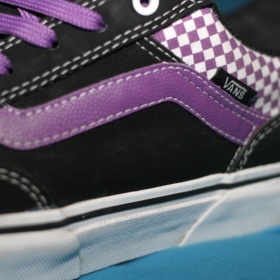 Fialové boty značky Vans