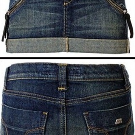 Minisukně tmavě modré barvy od Miss Sixty