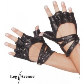 Koženkové rukavičky