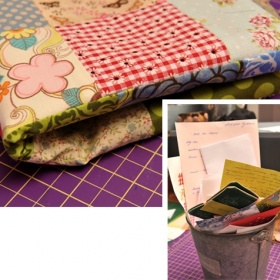 Deka sešívaná z jednotlivých odlišných dílů