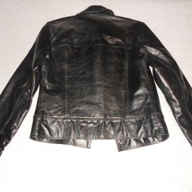 Černá kožená bunda  Miss Sixty