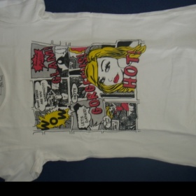 Bílé triko s potiskem Philip Russel