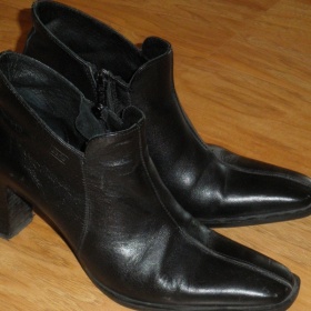 Kožené černé boty Vagabond