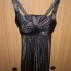 Černé lesklé šaty - Amisu - foto č. 2